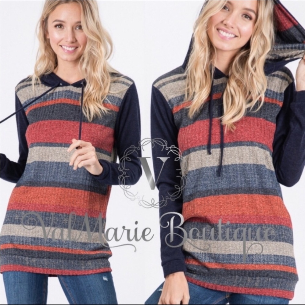 Lightweight Multicolor Striped Pullover - image 6